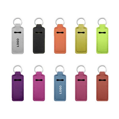 Neoprene Lipstick Bag Keychain