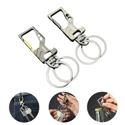 Zinc Alloy Car Keychain Bottle Can Opener