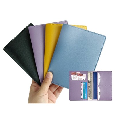 Custom PU Leather Passport Holder