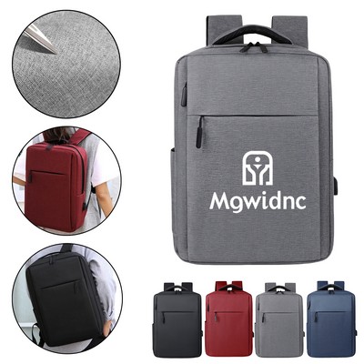 Stylish Business Backpack Large Capacity Water Resistant Durable Laptop Travel Backpack with Luggage