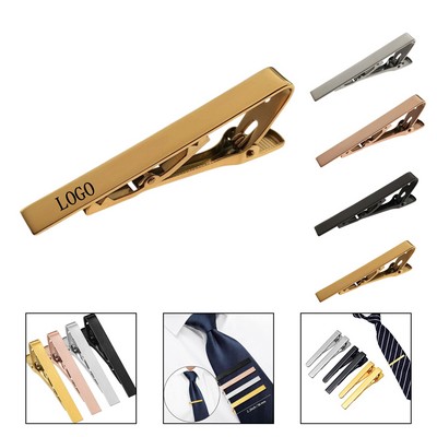 Minimalist Polished Metal Tie Clip