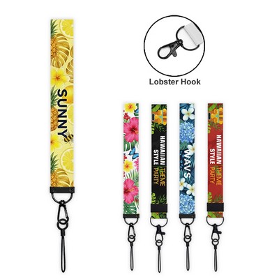 Elite Wristlet Lanyard With Metal Clasp