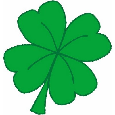 Four Leaf Clover Magnet w/ Full Magnetic Back (12 Square Inch)
