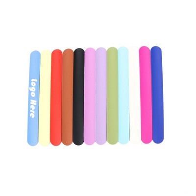 Full Color Silicone Snap Bracelet Slap Wristband