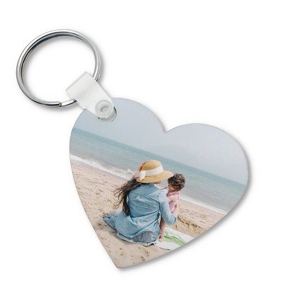 Heart Shaped Wooden Key Chain
