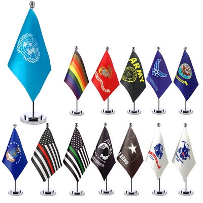 Single-pole Desktop Flag
