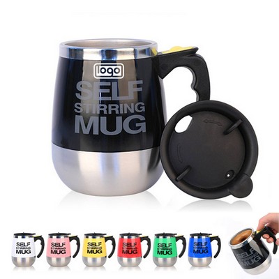 14OZ Stailess Steel Self Stirring Mug