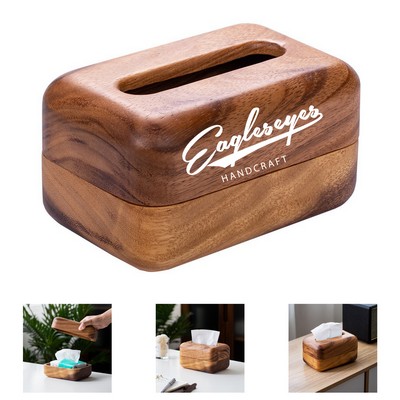Walnut Wood Tissue Box
