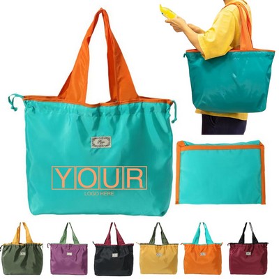 Reusable Drawstring Shopping Bags