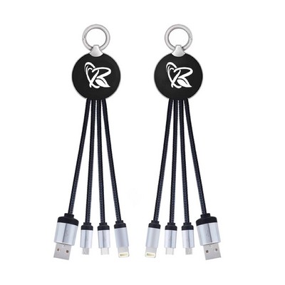 3-in-1 LED Light Up Logo Charging Cable