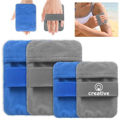 Soft Coral Fleece Sand Removal Bag