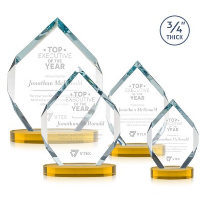 Royal Diamond Award on Alberton Base - Amber