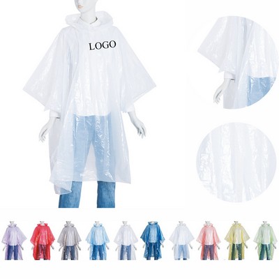 Disposable Rain Ponchos for Adults