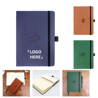 A5 Animal Notebook w/ Binding Strap