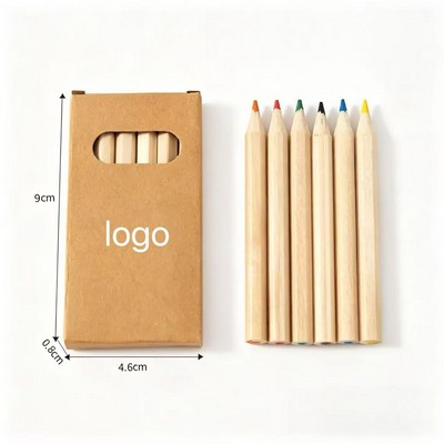 Six-Color Wooden Pencil Set