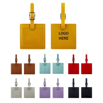 Square Multicolor Luggage Tag