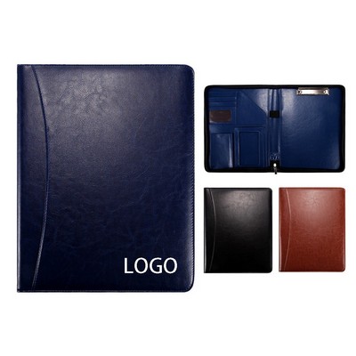 A4 Zipper Padfolio Organizer