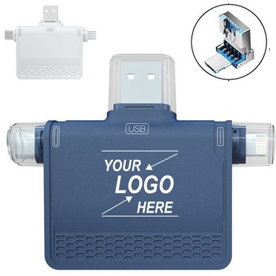 4-in-1 Multi-Function Card Reader iOS