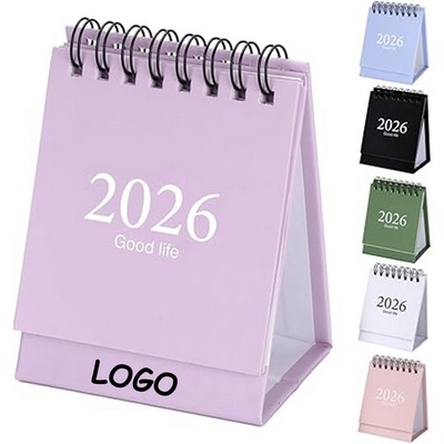 Mini Desk Calendar 2026-2027