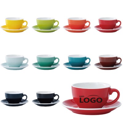 6.7oz Elegant Ceramic Coffee Espresso Cups