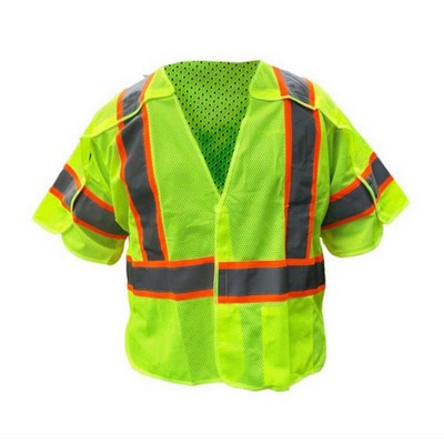 Forester Vest17TA Class 3 Mesh 5PT Tearaway Vest