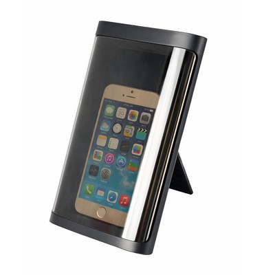 UVC GERM SAFE PHONE STERILIZER CASE W/5W WIRELESS CHARGER and Phone Stand Function