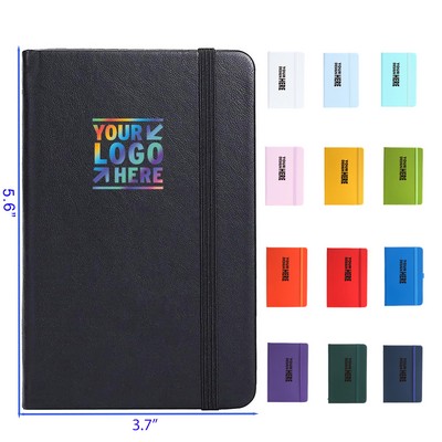 Hardcover 160 Pages 80 Sheets Pocket Notebook