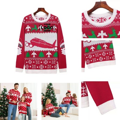 Personalized Knit Christmas Sweater