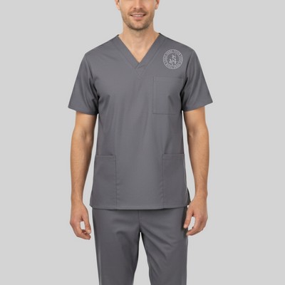 M&M Scrubs Men Scrub Set Medical Scrub Top and Pants - L