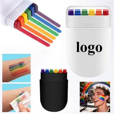 Rainbow Pride Flag Face Body Paint Stick