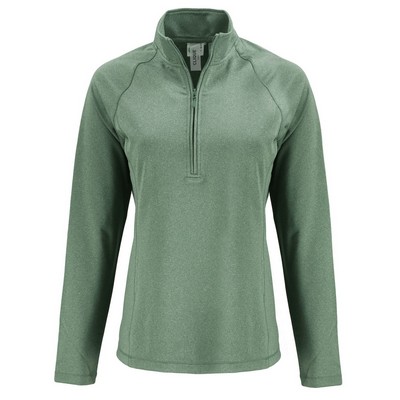 Clique Dash Recycled Womens Quarter Zip Sweatshirt