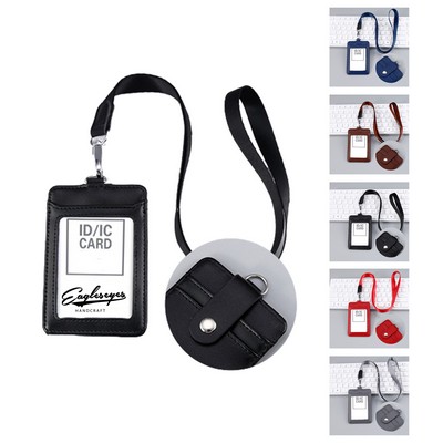 Convention Badge Holder with Lanyard