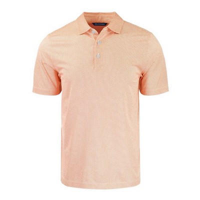 Cutter and Buck Pike Eco Symmetry Print Stretch Recycled Polo