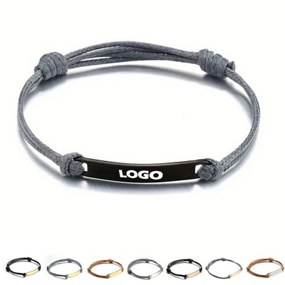 Handmade Braided Leather Bracelet