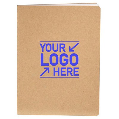 5.5" x 8" Eco Friendly Kraft Paper Pocket Notebook