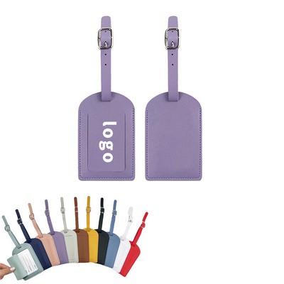PU Leather Luggage Tag