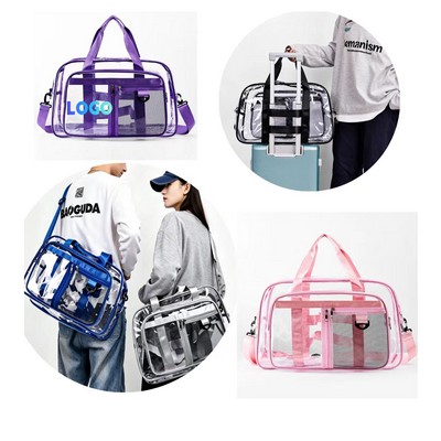 Clear PVC Travel Tote Bags
