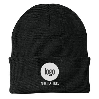 Knit Corporate Logo Cap