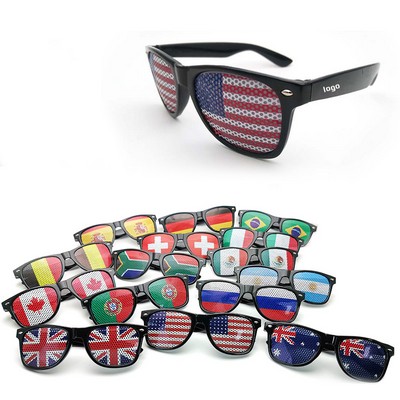 2026 World Cup Stylish & Sleek Flag Sunglasses