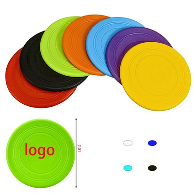 Durable Silicone Aerodynamic Flying Disk For Outdoor Fetch