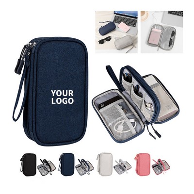 Waterproof Oxford Fabric Double Layer Electronic Organizer