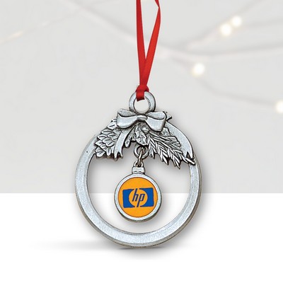 Dangler Wreath Ornament (2")