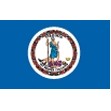 3'x5' Virginia State Nylon Outdoor Flag - Style C