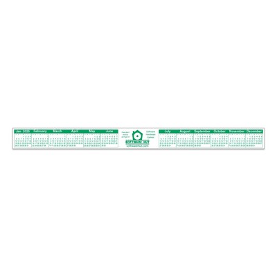 Keyboard/Monitor Calendar | Rectangle | 1 1/8" x 13 1/2"