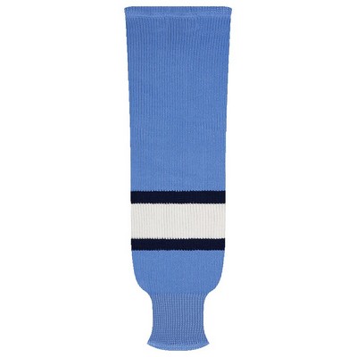 Pittsburgh Pro Series Blue Away Socks w/Navy Blue & White Stripes
