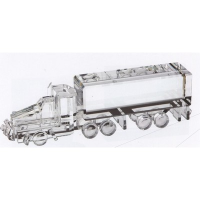 Large Optical Crystal 18 Wheeler Award