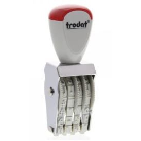 Trodat® Classic Numberer Stamp (3/8" H), 4 Bands