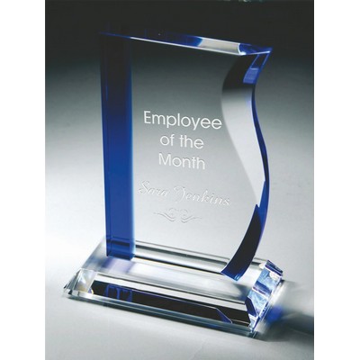 Whisper Optic Crystal Award (5¼"x 7¼")