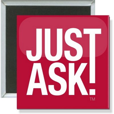 Custom Buttons - 2''x 2'' Square Button, Full Magnet