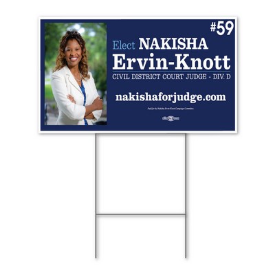 Yard Sign 24'' x 18''